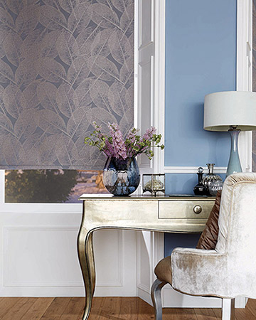 Louvolite Botanica Forget-Me-Not Blackout Blinds