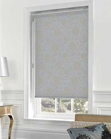 Louvolite Dahlia Cornflower Blackout Blinds
