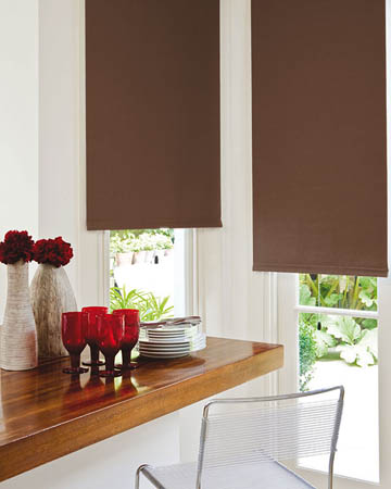 Plain Cappuccino Roller Blinds