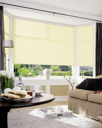 Plain Cream Roller Blinds