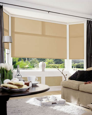 Voile Beige Roller Blinds