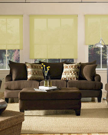 Voile Sand Roller Blinds