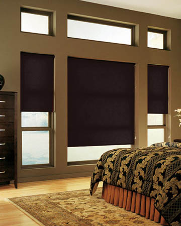Plain Coffee Bean Roller Blinds