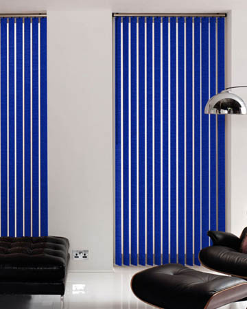 Atlantex ASC Dark Blue Vertical Blinds