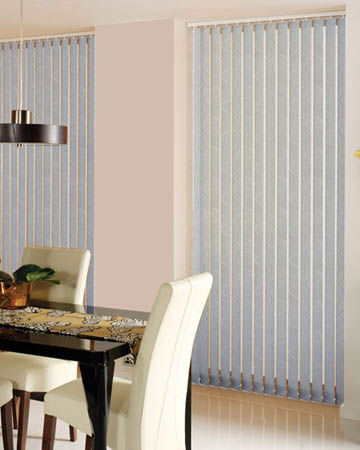 Global Lapwing Blackout White Vertical Blinds