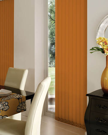 Global Plain Bran Vertical Blinds