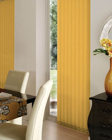 Global Plain Buff Vertical Blinds