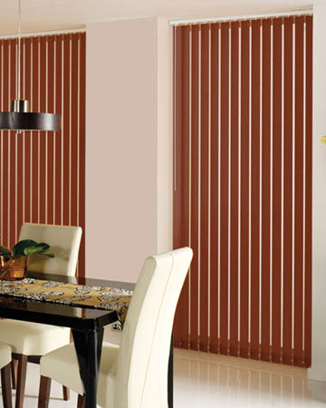 Global Plain Clay Vertical Blinds