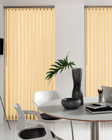Global Plain Honey Vertical Blinds