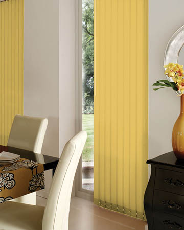 Global Plain Mimosa Vertical Blinds
