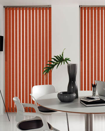 Global Plain Rust Vertical Blinds
