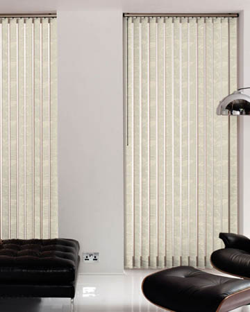 Global Willow White Vertical Blinds